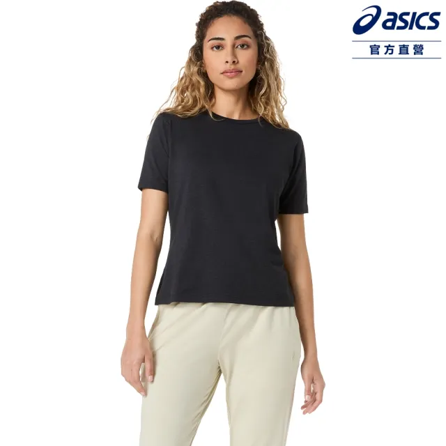 【asics 亞瑟士】短袖上衣 女款 P.LIFE系列 海外版 訓練上衣 2032D374-001