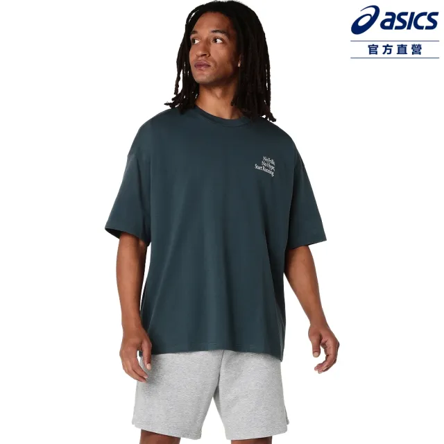 【asics 亞瑟士】短袖上衣 男款 P.LIFE系列 海外版 訓練上衣 2031F321-400