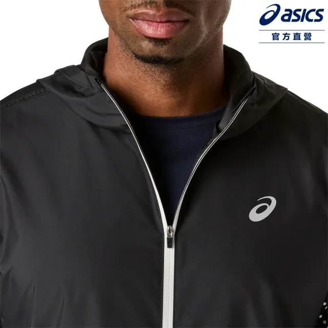 【asics 亞瑟士】ICON 平織外套 男款 海外版 跑步外套 2011D456-001