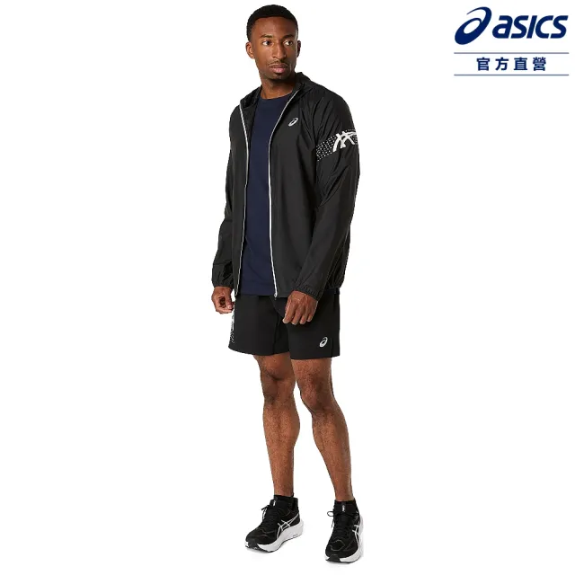 【asics 亞瑟士】ICON 平織外套 男款 海外版 跑步外套 2011D456-001