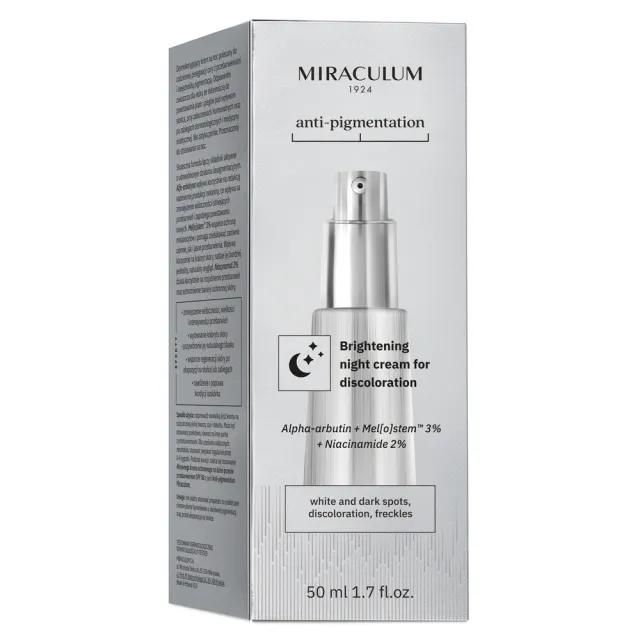【MIRACULUM】Melostem 淡斑晚霜 50ml 波蘭製造
