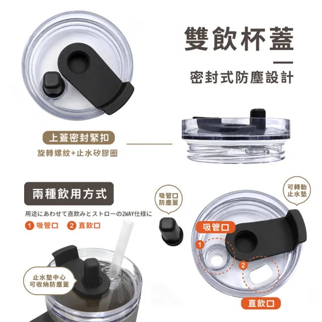 【FUJI-GRACE 日本富士雅麗】霜曜手把鈦飲杯1200ml