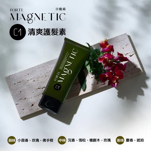 【FORTE】Magnetic 護髮素150g(C1清爽/C2滋潤)
