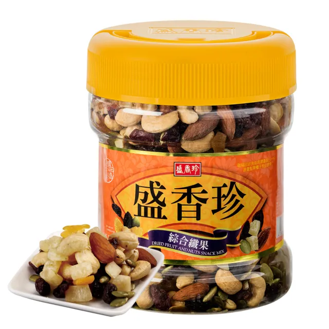 【盛香珍】堅果桶x3桶組 (開心果420g/綜合纖果580g) 口味任選 