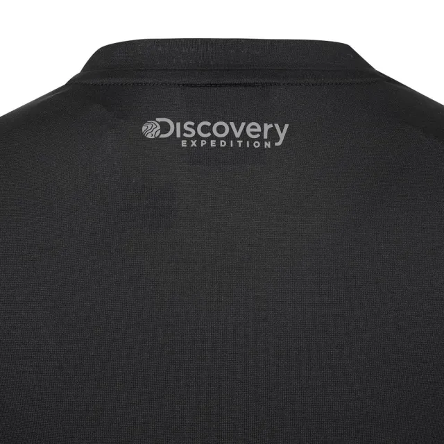 【Discovery Expedition】Freshvent 女版剪接線條短袖T恤 上衣(DWRS96053-BKS)