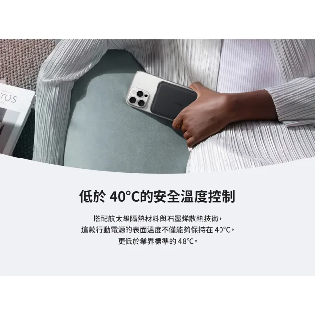 【ANKER】官方授權直營 A1664超薄磁吸行動電源10000mAh Qi2 30W(黑白粉綠 Wh標示/MagSafe/溫度監控/輕薄)