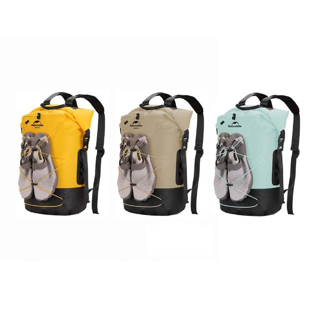 【Naturehike】微光TPU乾濕分離防水後背包30L FSB04(台灣總代理公司貨)