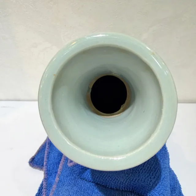 【創藝工坊】早期景德鎮青花瓶 雙耳螭龍瓶(老物 青花瓷 瓷器 景德鎮)
