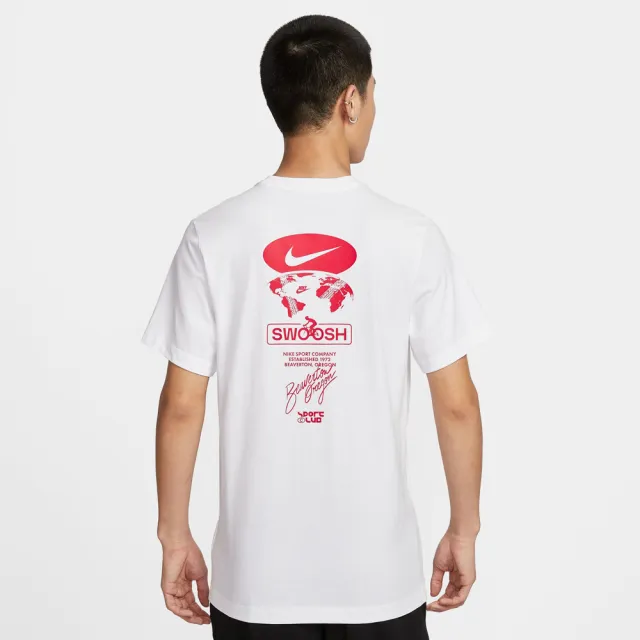 【NIKE 耐吉】短袖上衣 男 AS M NSW TEE CLUB SSNL 2 SU25 白粉黃 HJ0731-100