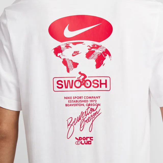 【NIKE 耐吉】短袖上衣 男 AS M NSW TEE CLUB SSNL 2 SU25 白粉黃 HJ0731-100