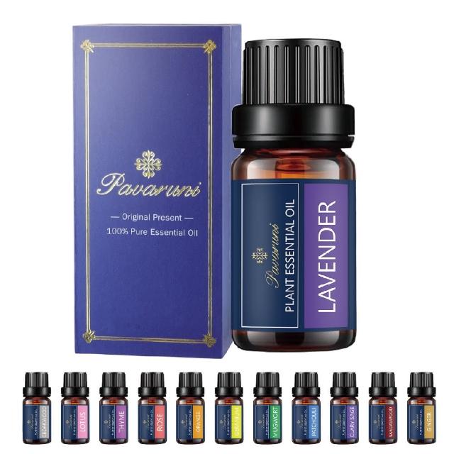 【Pavaruni】美國精油50種香味10ml(植物精油 香薰薰衣草精油 玫瑰精油 檀香 雪松 佛手柑 茶樹)