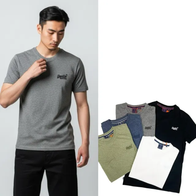 【Superdry】極度乾燥 素T 百搭 刺繡 質感紋 短袖  短T 有機棉 多款 印度製 superdry 男版 @8701