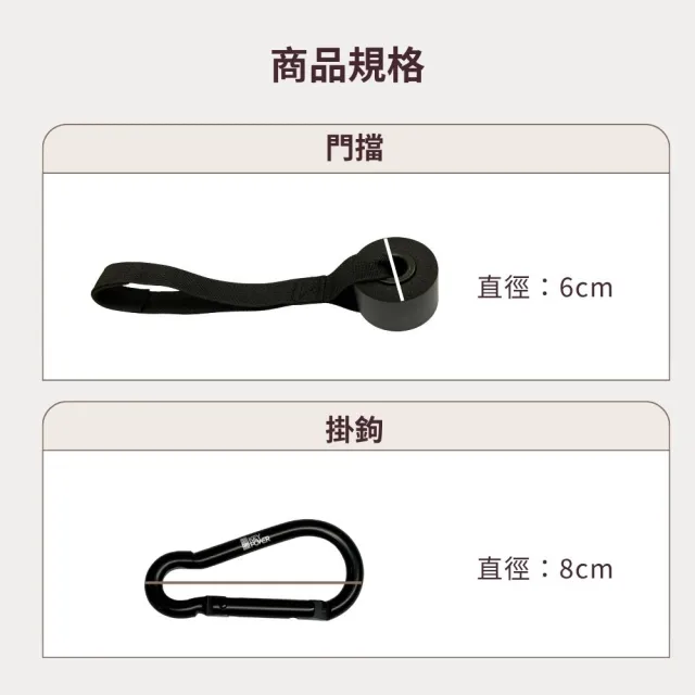 【KEY POWER 氣魄】阻力訓練套組-健身握把＋15kg彈力帶｜7件組(居家訓練.阻力訓練.新手入門)