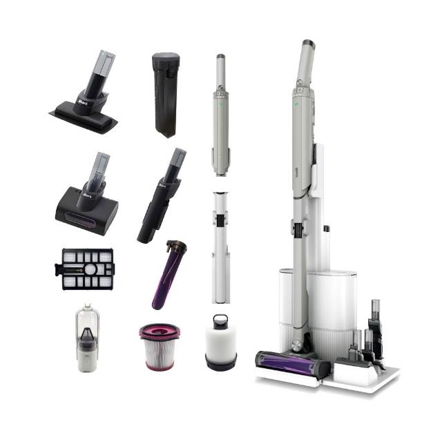 【Shark】LC351 EVOPOWER Neo+自動集塵智能無線吸塵器(購買升級2年保 輕量 抗纏結 HEPA濾網 寵物毛)