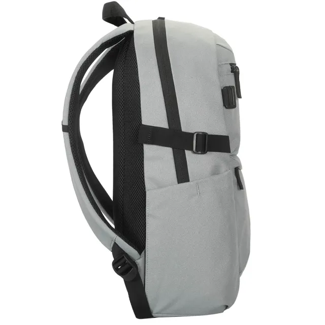 【Targus】EcoSmart Spring 15-16 吋輕量校園電腦後背包 - 灰色 (TBB66104GLR)