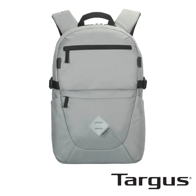 【Targus】EcoSmart Spring 15-16 吋輕量校園電腦後背包 - 灰色 (TBB66104GLR)
