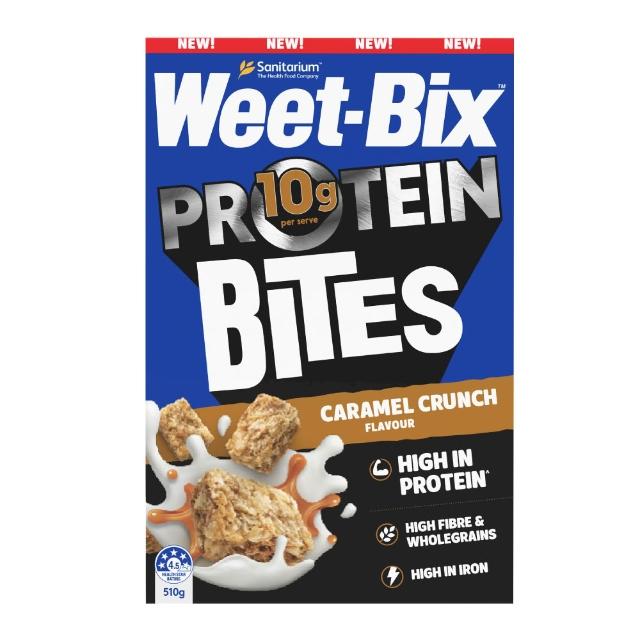 【Weet-Bix】澳洲全穀片Mini(高蛋白焦糖脆麥) 510公克/盒