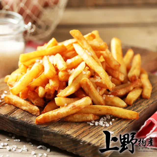 【上野物產】5包薯條任選 細薯條/粗薯條(500g)