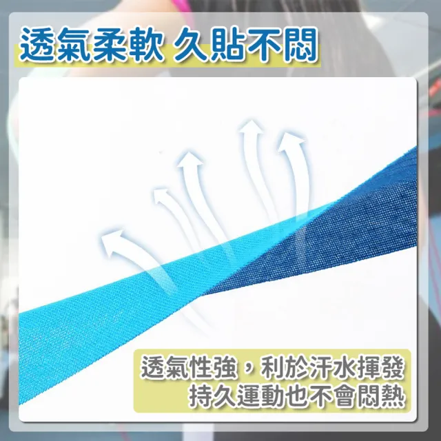 【keep power】運動肌肉貼布4入+贈剪刀 多色可選 自由裁減(機能貼 肌肉貼 肌肉保護 運動繃帶)