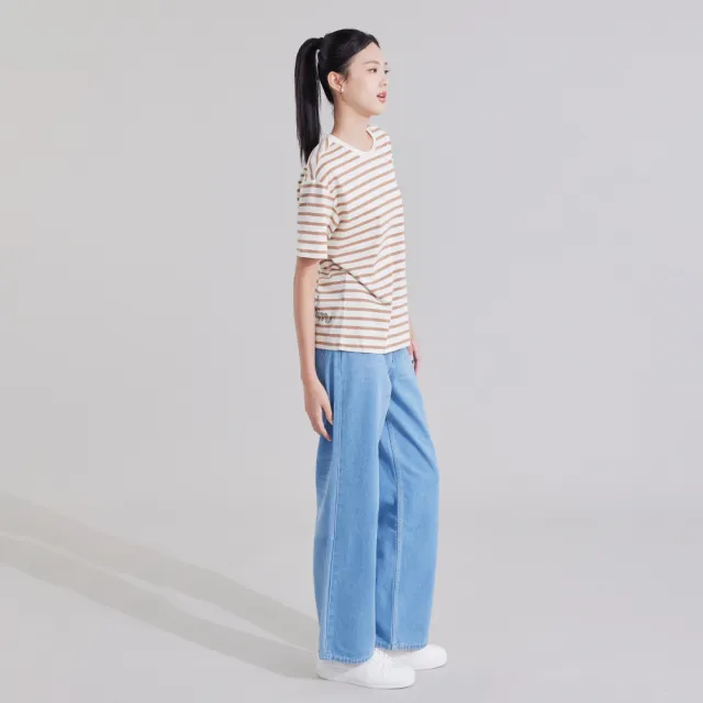 【Lee】女裝 牛仔褲 / 428 高腰舒適直筒 淺藍洗水 / LB617064893