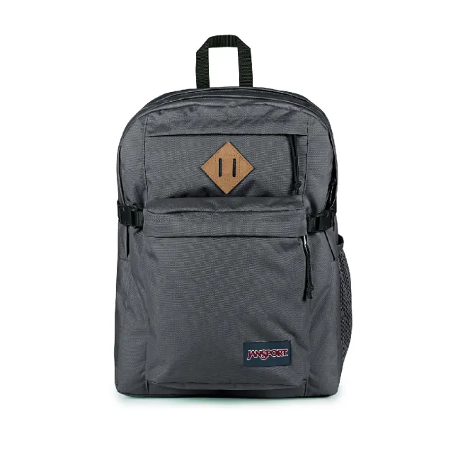 【JANSPORT】後背包 Main Campus 15吋筆電包 灰 書包 水瓶側袋 JS0A4QULDMX