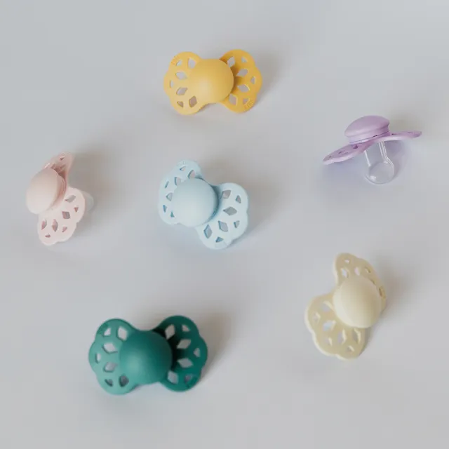 【BIBS】INFINITY雙扁型矽膠安撫奶嘴(丹麥奶嘴 總代理公司貨)