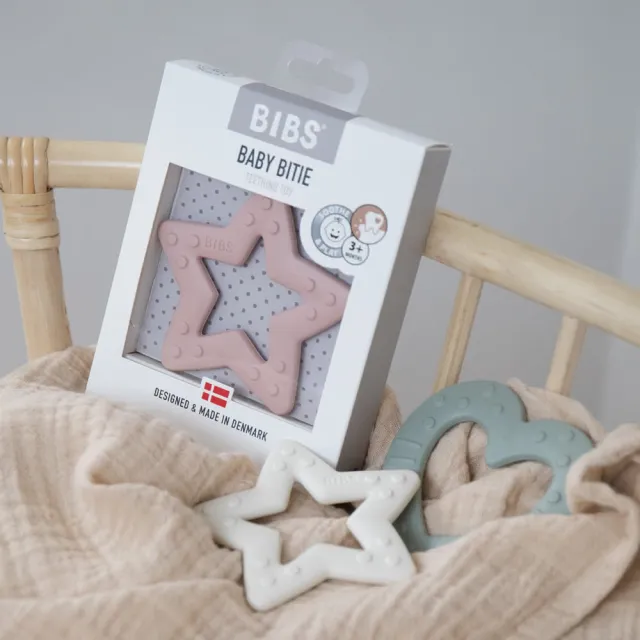 【BIBS】星星/愛心 造型固齒器(兩款造型)