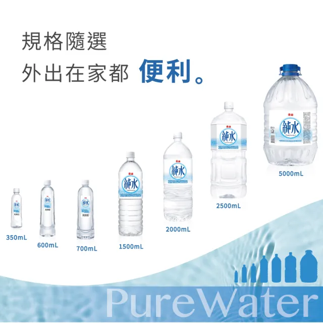 【泰山】純水2500mlx6入/箱(官方直營)