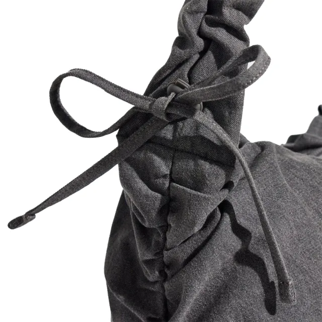 【adidas 愛迪達】肩背包 斜背包   DENIM RUFF BAG 女 - KX7014