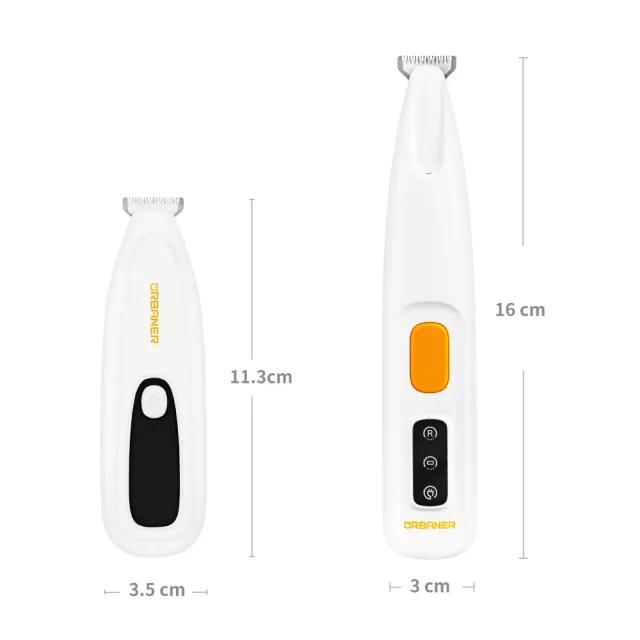 【URBANER 奧本】輕巧mini款寵物腳底毛電剪MB-021M(短毛貓&幼貓/寵物電剪/小電剪/眼周毛)