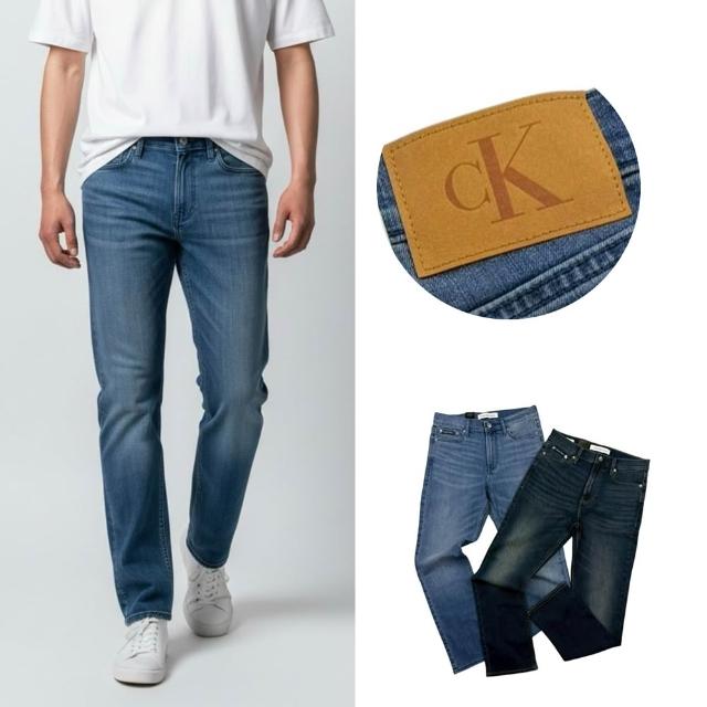 【CALVIN KLEIN】經典丹寧 CK 牛仔長褲 丹寧 Calvin Klein Jeans 彈性 修身剪裁 牛仔褲 大尺碼@1817