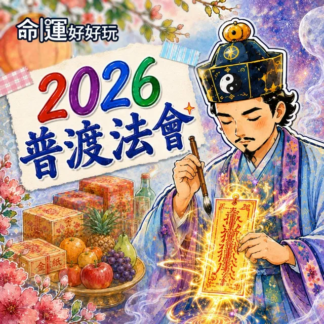 【命運好好玩】2026七星解關•普渡法會(公司護壇大功德主)