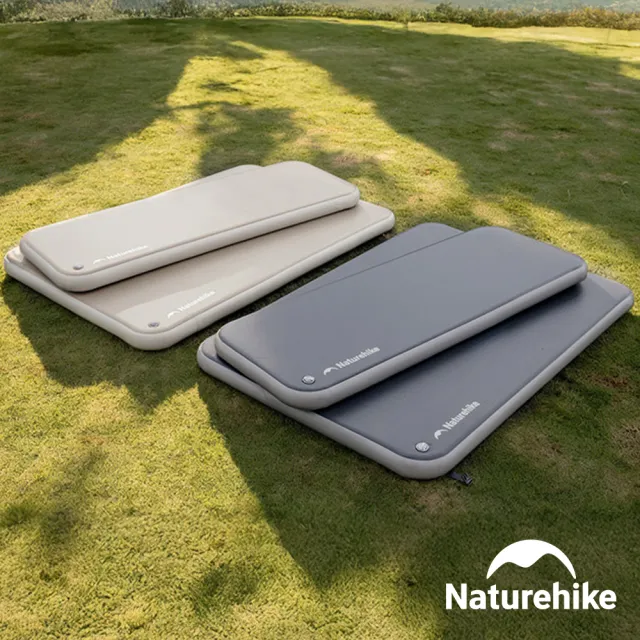 【Naturehike】游夢拉絲PVC充氣床墊 電動打氣款 雙人 WS039(台灣總代理公司貨)