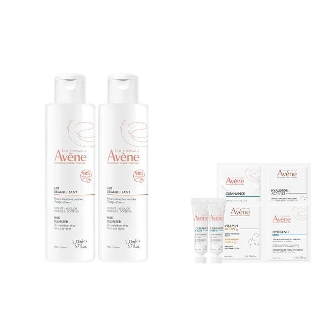 【Avene 雅漾】官方直營 活泉舒緩卸妝乳 2入組