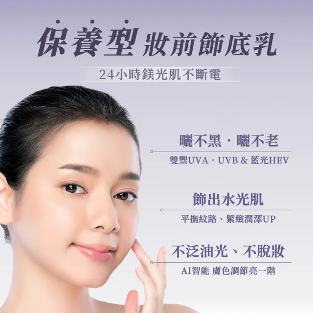 【牛爾京城之霜】零重力水光飾底精華乳SPF35 30ml+60植萃全能乳/新品綠色輕盈120ml(抗老/防曬/潤色)