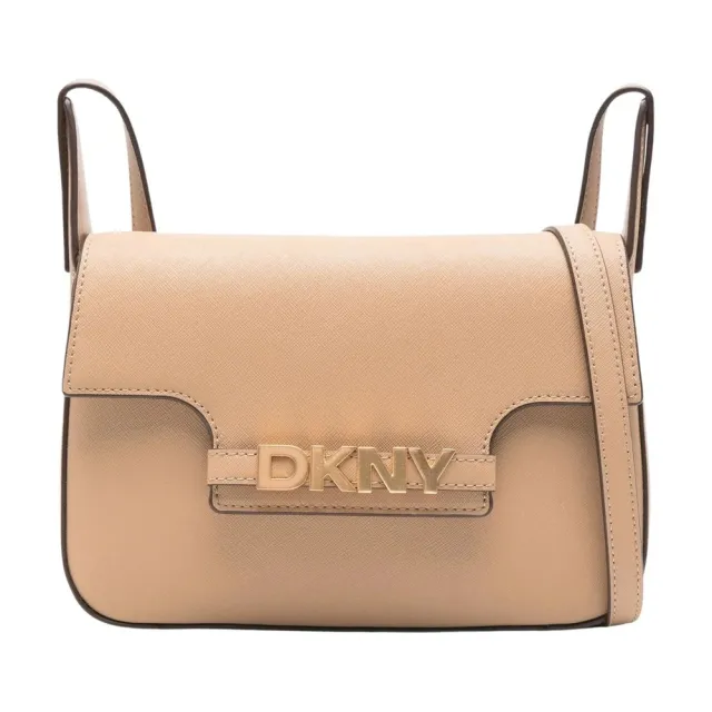 【DKNY】AVRIL 斜跨包 棕色女包包