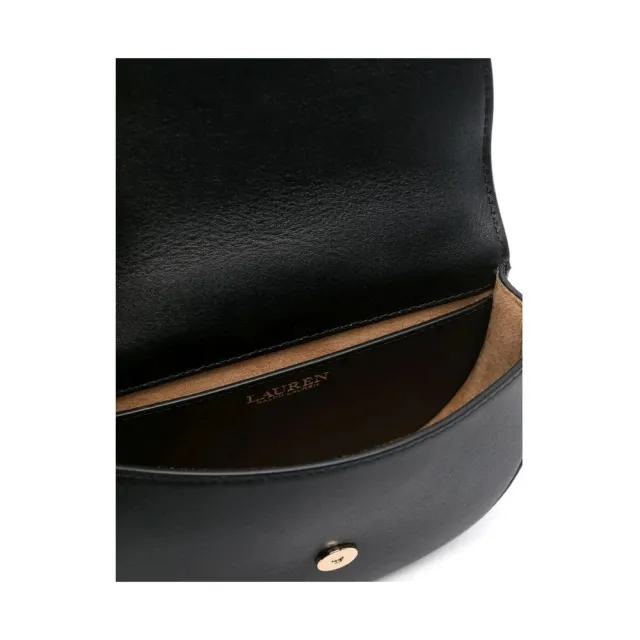 【RALPH LAUREN】雙11 WTLY CHN CBD 斜跨包 小號 黑色女包包