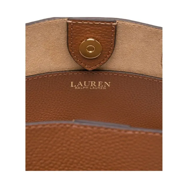 【RALPH LAUREN】雙11 CMRYN SM SHP 托特包 小號 棕色女包包