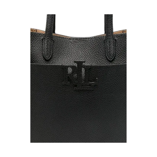 【RALPH LAUREN】雙11 CMRYN SM SHP 托特包 小號 黑色女包包