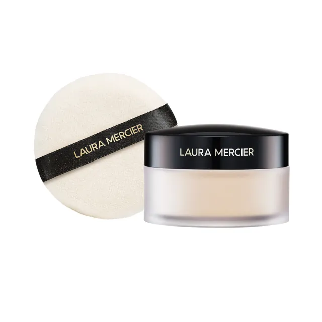 【LAURA MERCIER 蘿拉蜜思】甜漾聖誕 煥顏透明蜜粉組禮盒(禮盒內含透明蜜粉29g+天鵝絨粉撲)