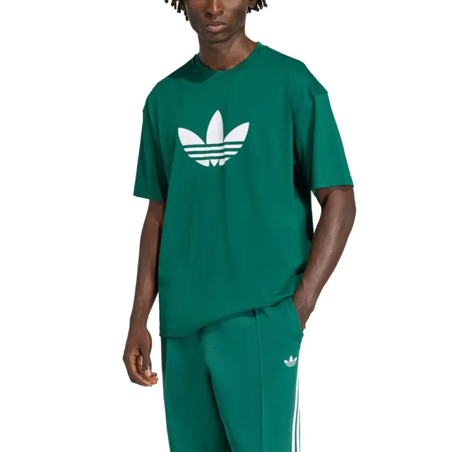 【adidas 愛迪達】圓領短袖T恤 TREFOIL T-SHIRT 男 - KE0900