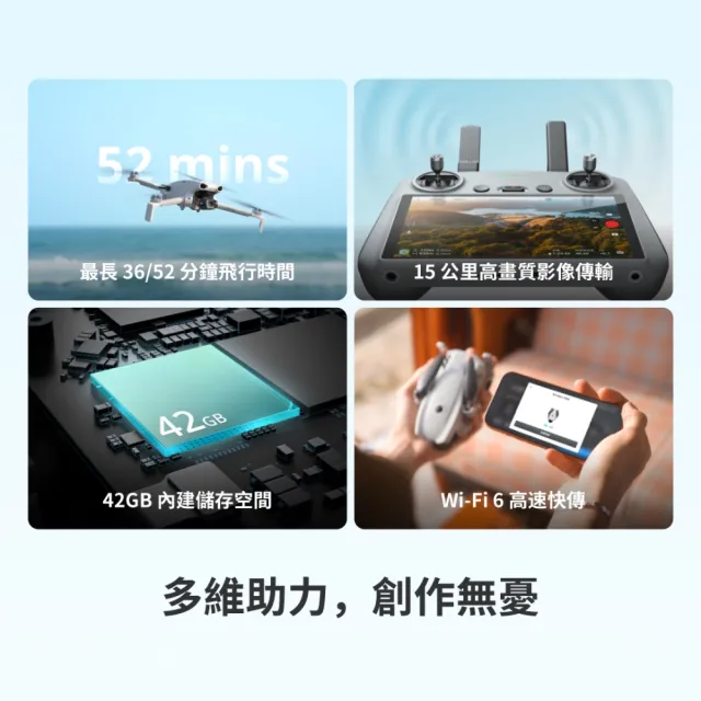 【DJI】LITO X1 空拍機/無人機 ｜免註冊｜全向避障｜自帶內存(聯強國際貨)