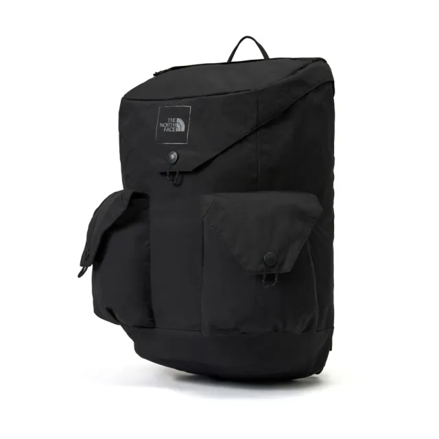 【The North Face】北面男女款黑色大容量休閒後背包｜8EERJK3(筆電包/登山包)