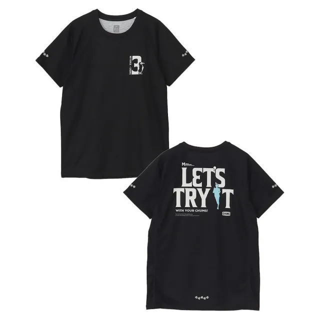 【CHUMS】CHUMS 休閒 CHUMS X 3itsuka Running Silhouette T短袖上衣 黑色 男 (CH012798K001)