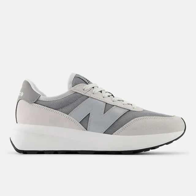 【NEW BALANCE】370 D 男 運動休閒鞋 舒適 灰 白(U3705H3)