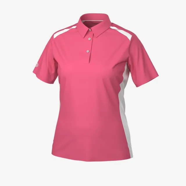 【GALVIN GREEN】女款 Mirelle彈性防曬透氣快乾POLO衫-山茶花