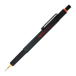 【rOtring】德國紅環rOtring 800型 製圖自動鉛筆 黑色 0.5mm(rOtring 800)