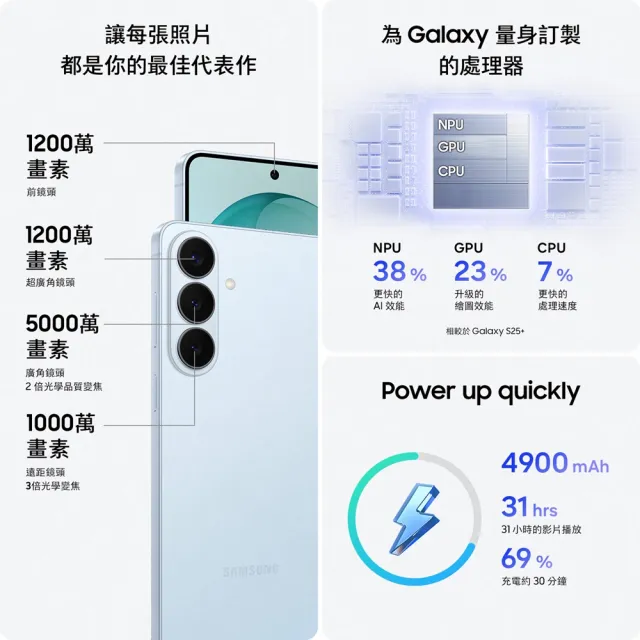 犀牛盾手機殼組【Samsung 三星】Galaxy S26+ 5G 6.7吋(12G/512G)