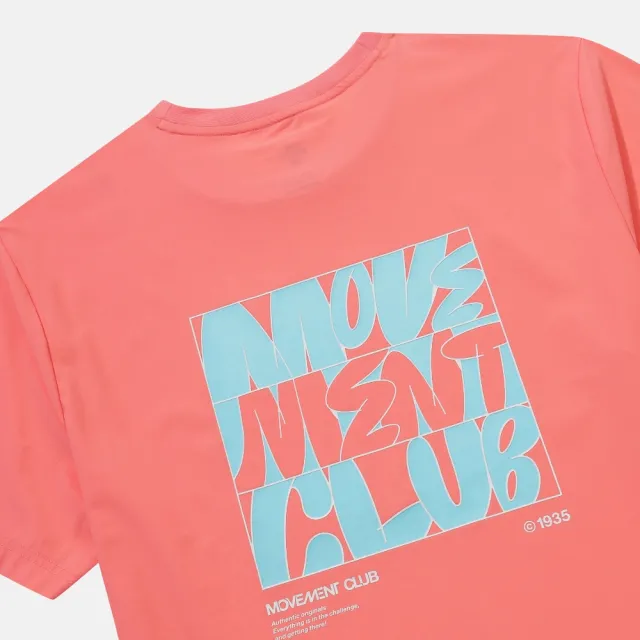 【DESCENTE】短袖上衣 男 女 中性 快排 UNI SHORT SLEEVE T-SHIRTS 粉 SR223ETS58-PINK