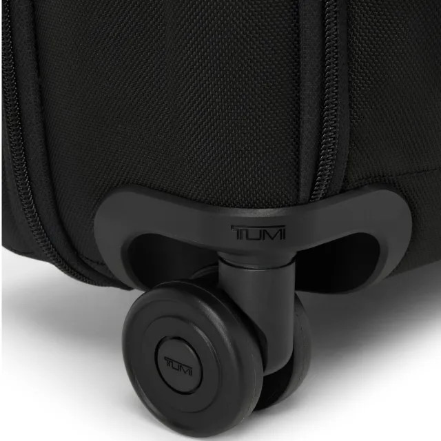 【TUMI】Alpha Compact 彈道尼龍休閒機長登機箱 - 黑